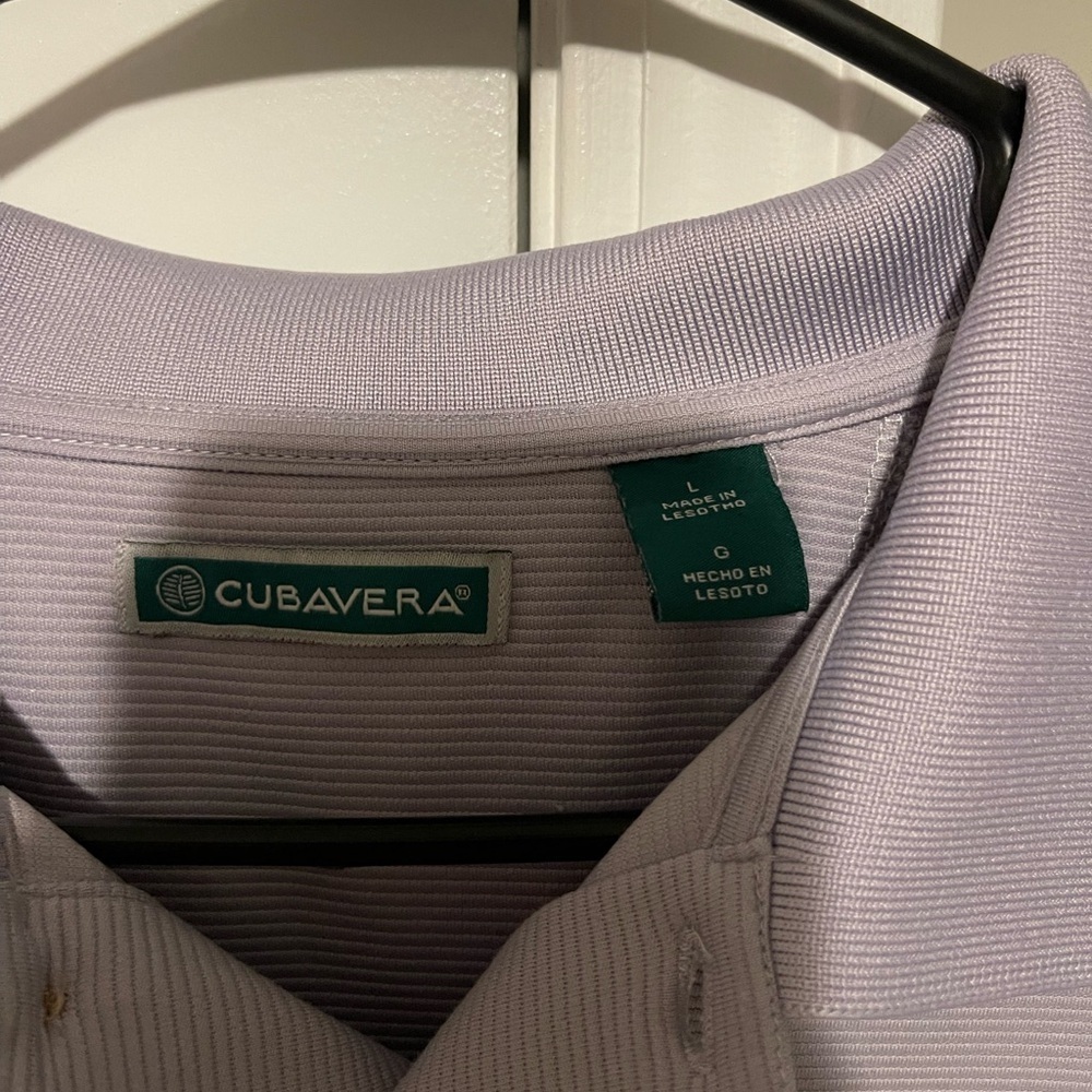 CUBAVERA Men’s Golf Performance Polo Size Large - Picture 4 of 5